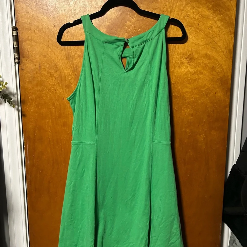 New York & Company Green Halter Sundress Mini - Picture 6 of 7